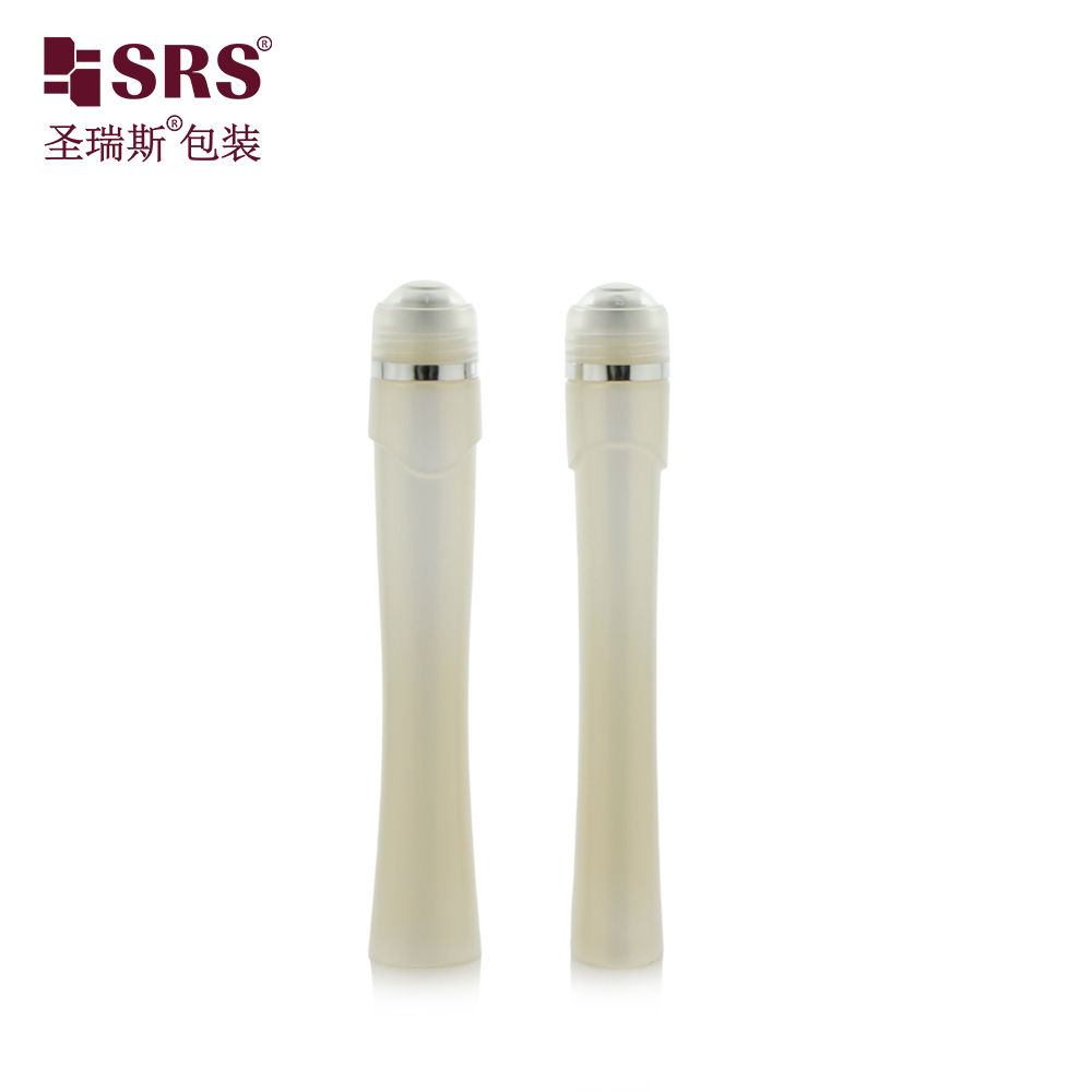 15ml PETG Roll On Bottle Stainless Steel Ball Portable Massage Container for Essential Oil
