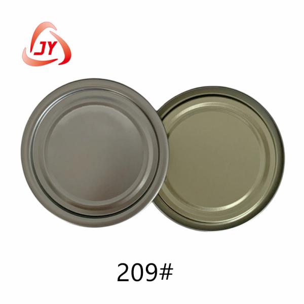 Full Open And Partial Open Tinplate Can Lids With Varnishing / Lamination In Round Shape