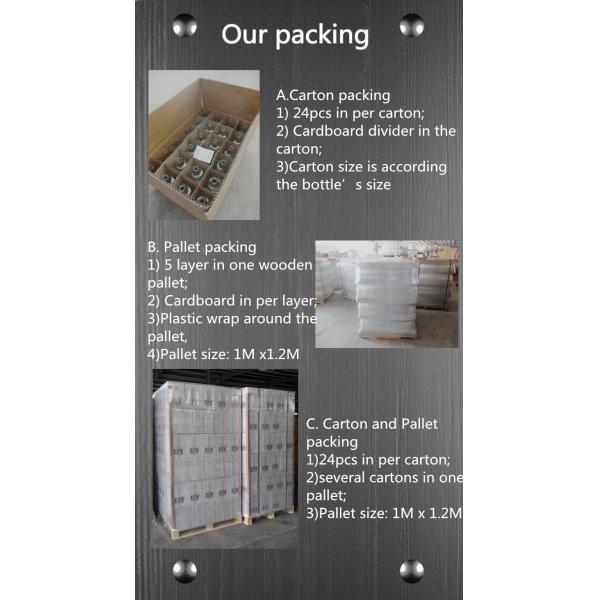 Industrial Beverage Custom Design Glass Bottle Glass Liquor Bottles for Vodka