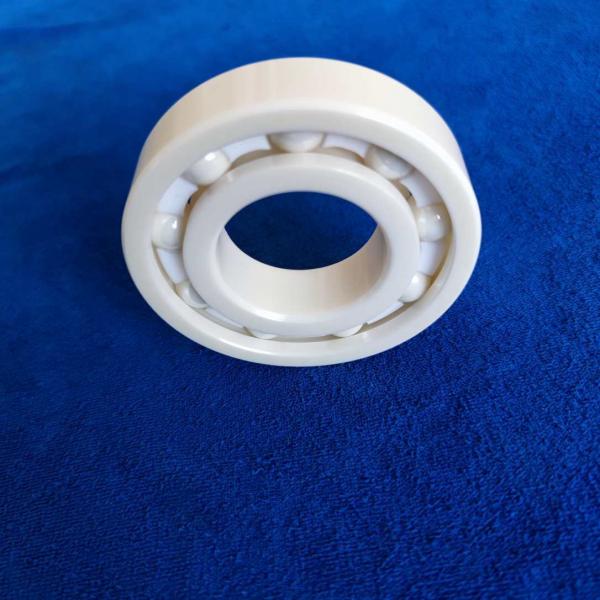 6207CE ZrO2 rodamiento de bolas de cerámica PEEK jaula 35x72x17mm