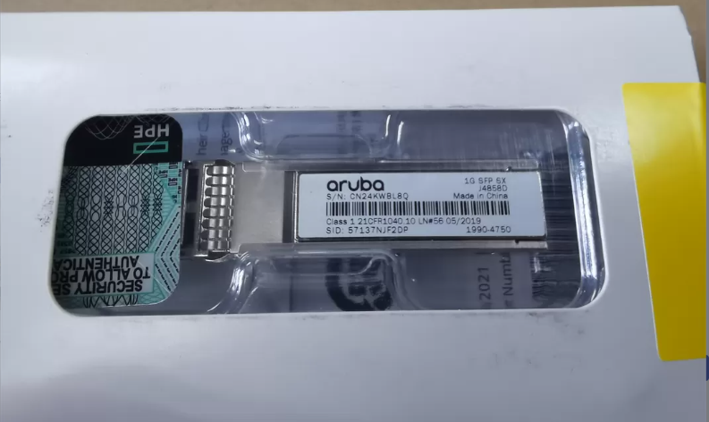 J4858D, Aruba J4858D Transceiver, 1G SFP LC/500m MMF/Aruba Series