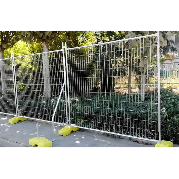 Heavy Duty Galvanized Steel Temporary Fence Panels With 3mm Wires