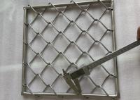 SS316 50mm*50mm Diamante agujero de acero inoxidable Helideck red de seguridad para uso en cubiertas de aterrizaje de helicópteros en alta mar