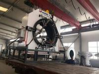 Machine de fabrication de tuyaux en PE HDPE en plastique