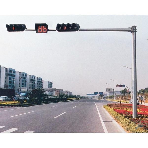 Customized Polygonal Hot Dip Galvanized Traffic Signal Steel Pole