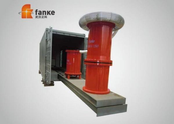Container Type HV Test Set With Resonance , Fast High Voltage Test System