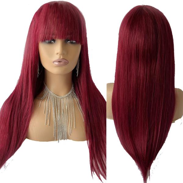 Virgin Cuticle Aligned Bone Straight Human Hair Wigs 12A Remy Hair No Shedding Smooth