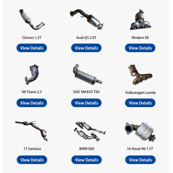 для BMW E60 Автозапчасти Хорошая продажа Авто каталитический преобразователь каталитический низкая цена каталитический преобразователь