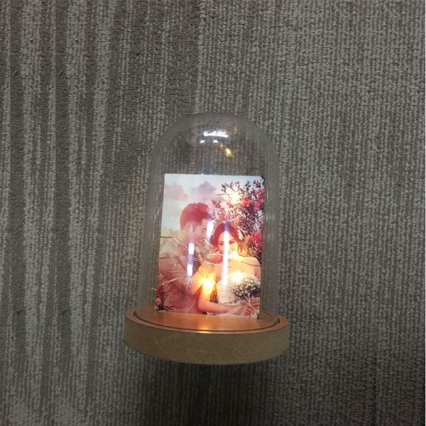 Blank Sublimatio MDF Photo Frame With Led Light And Glass Cover