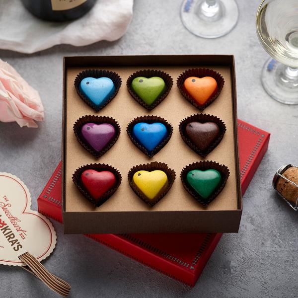 Customized Print Gold Foil Stamping Chocolate Gift Boxes with Ribbon Bow for Holiday Gifts and Corporate Hampers