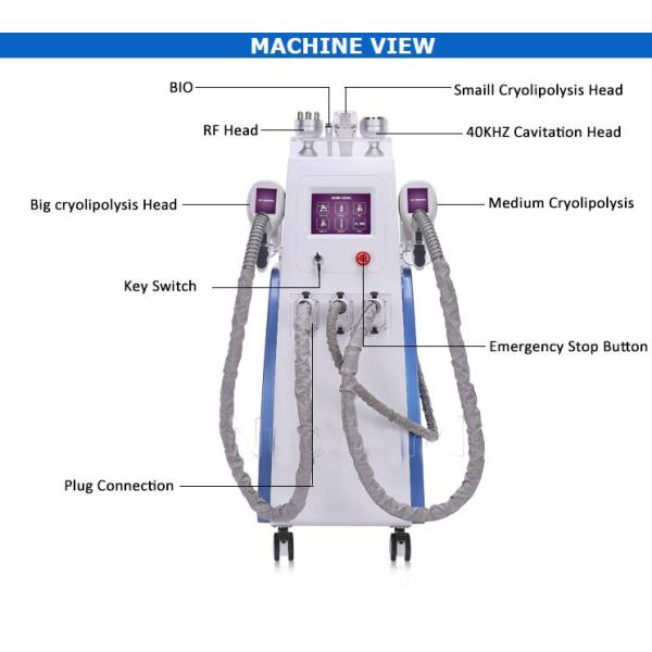 40KHZ Cavitation Body Slimming Machine For Fat Freeze Cryolipolysis Treatment
