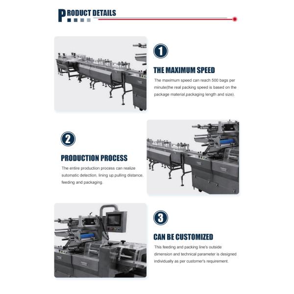 High Quality Custom Mask Chocolate Biscuit Packing Machine Smart Belt Tableware