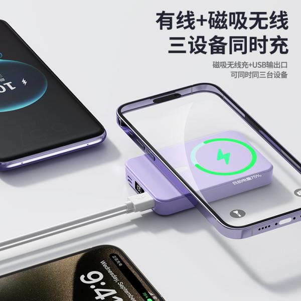 Wireless Power Station Portable Power Rechargeable 5000mah Home Power Station