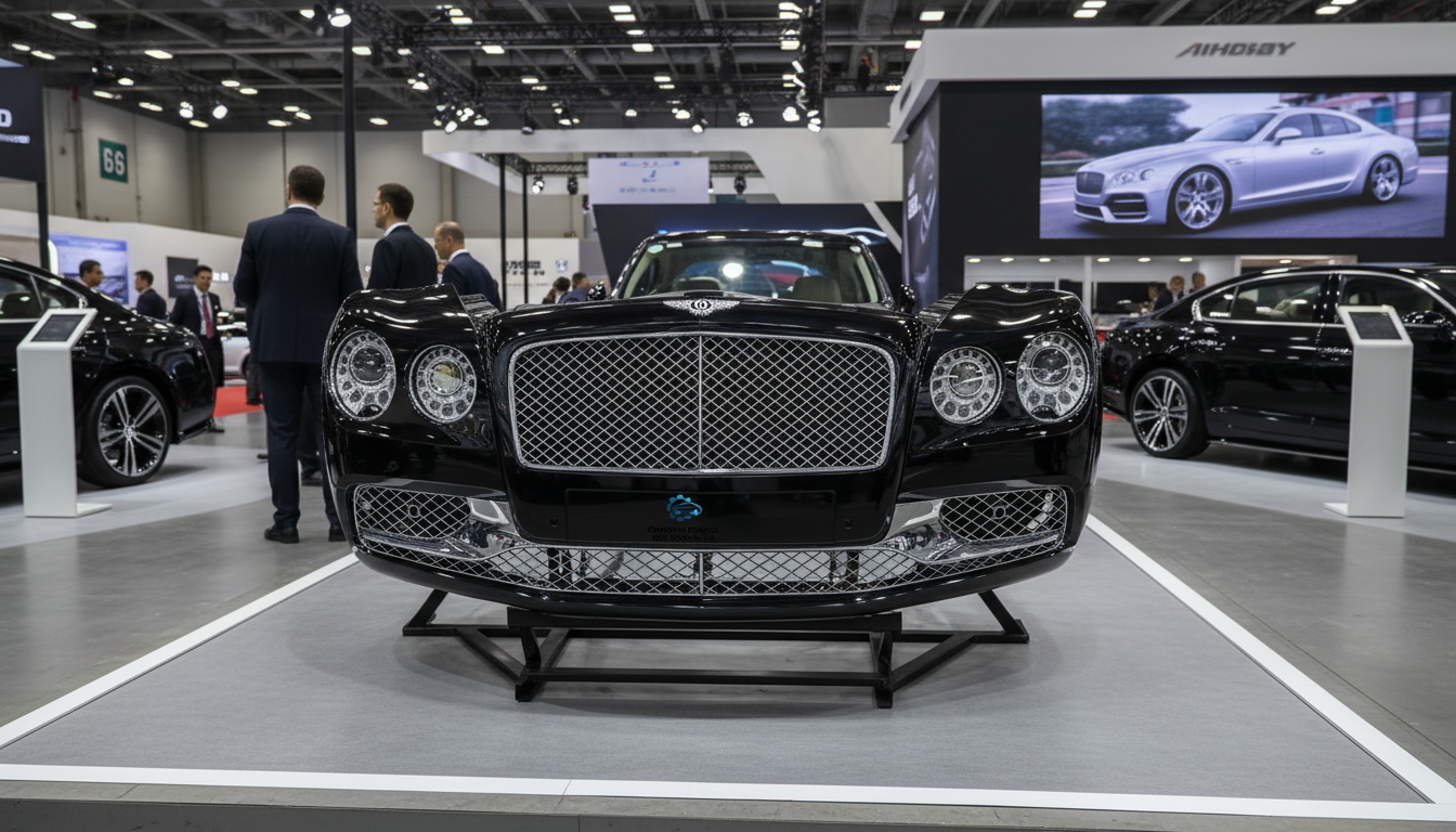 For Bentley Flying Spur 2019 Model Front Grille Car Bumper Headlight Radiator Plastic Bumper Guard