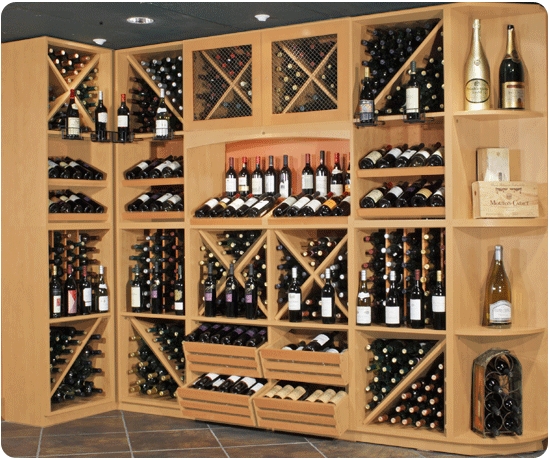 acrylic wine display