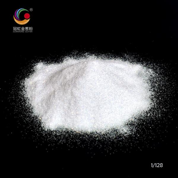 PET Fine Iridescent White Loose Cosmetic Glitter Powder Body Makeup Highlight