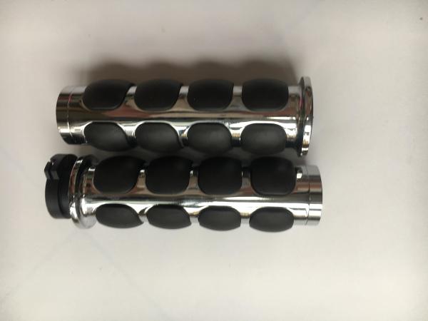 1''  Cnc Universal Harley Davidson Motorcycle Handle Grip Chrome