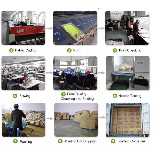 Emballage écologique non tissé d'épicerie de sacs réutilisables imprimé par coutume promotionnel