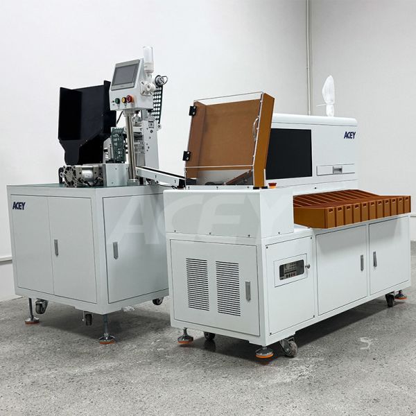 2 In 1 Cylindrical Battery Sorting And Fish Paper Pasting Machine
