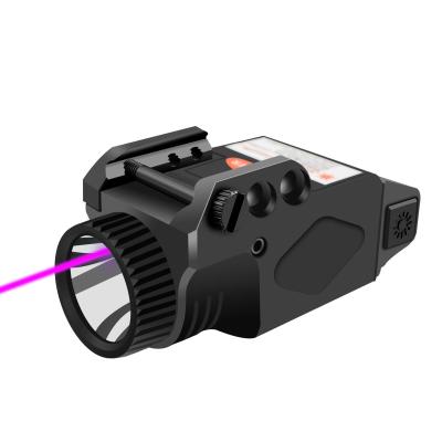 2 em 1 carregamento magnético da vista do laser da espingarda com a vista roxa do laser