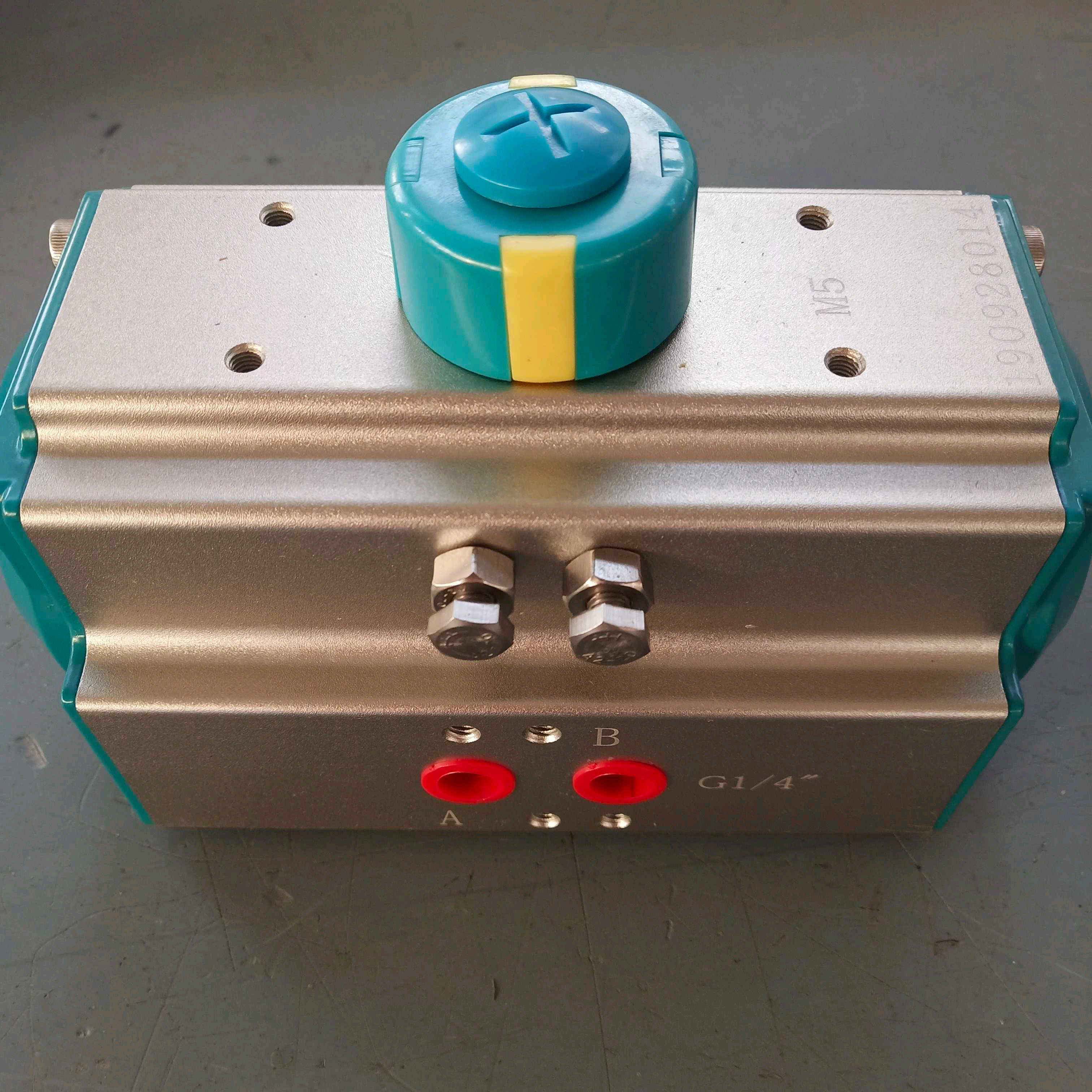 OEM Double Action Pneumatic Actuator Aluminum Alloy Rack And Pinion Actuators