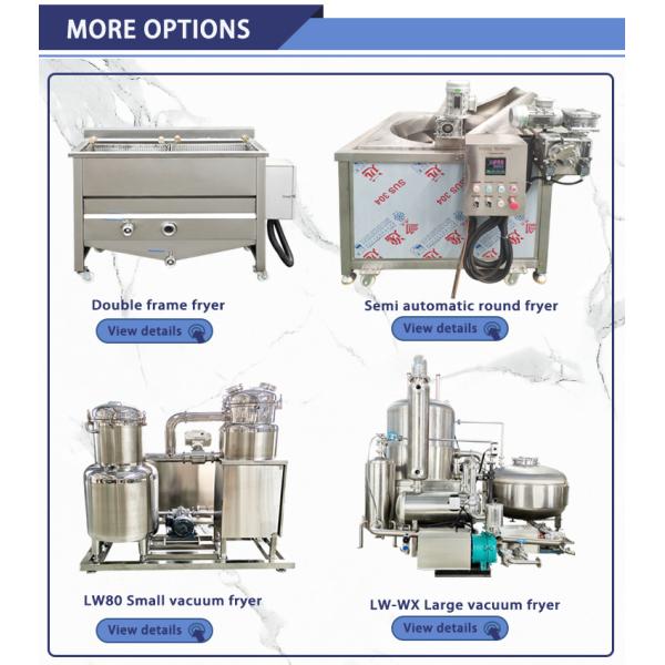 200kg/H 42kw Garri Frying Machine Pork Rinds Fryer Potato Spring Machine