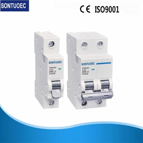 35mm DIN Rail Miniature Circuit Breaker 63Amp 400V