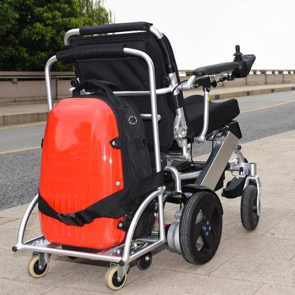 36km Multifunction Foldable Electric Wheelchair Lightweight For Handicapped