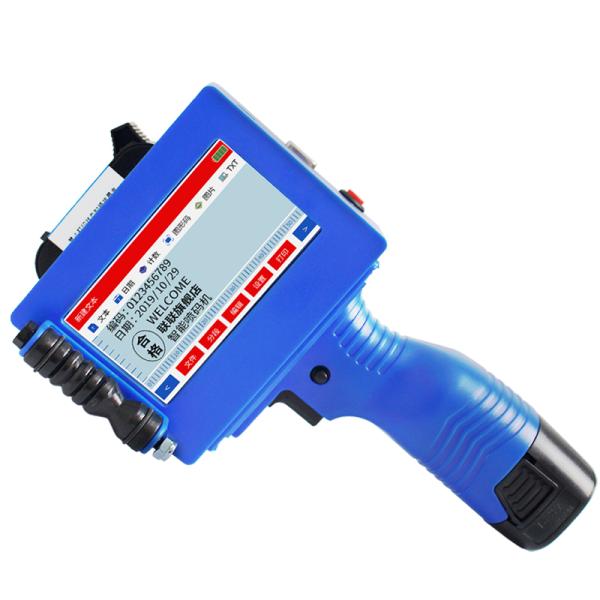 Plate Type TIJ Printer Intelligent Handheld Data Logo Inkjet Gun for Quick Drying Ink