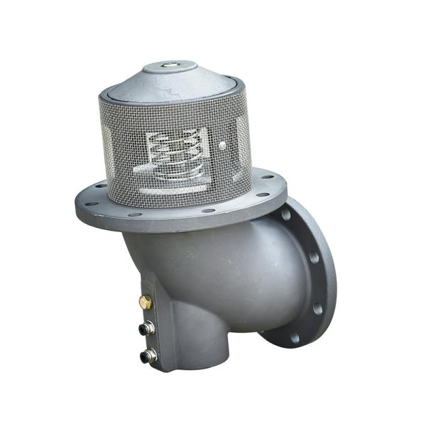 European Standard Aluminum Alloy 4 Inch Pneumatic Shut-off Valve for Max Pressure 0.6Mpa in Heavy Duty Applications