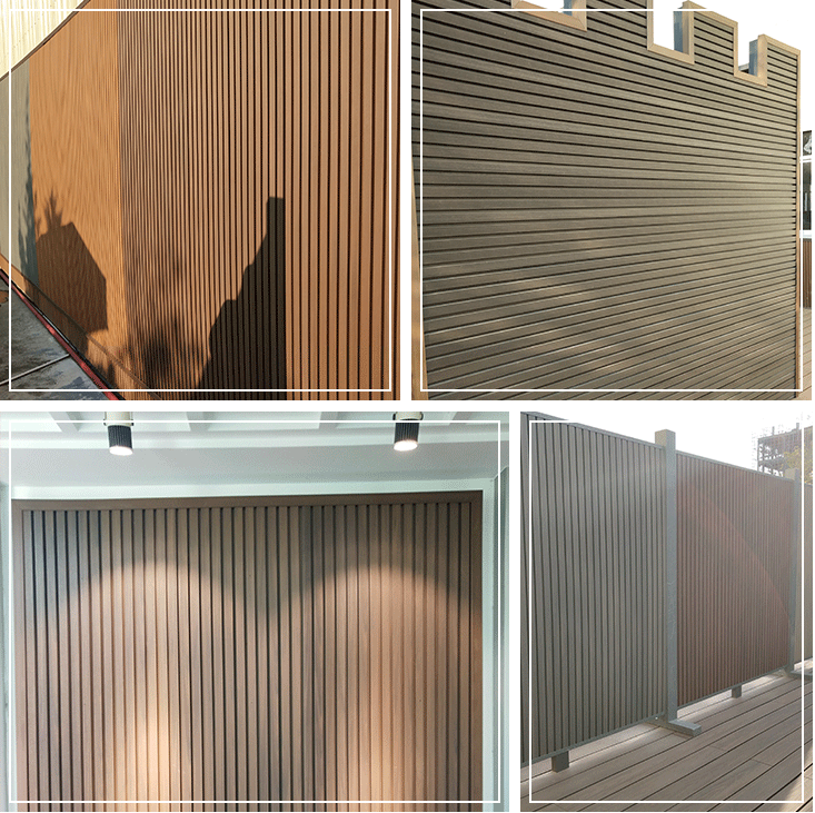 Fireproof Anti-rot 3C Design Exterior Acoustic Pvc Wall Panel Wpc Cladding for Outside Wall