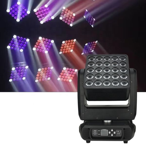 Nebula Matrix Light 25x12w RGBW 4in1 LED Wall Wash Stage Light Moving Head