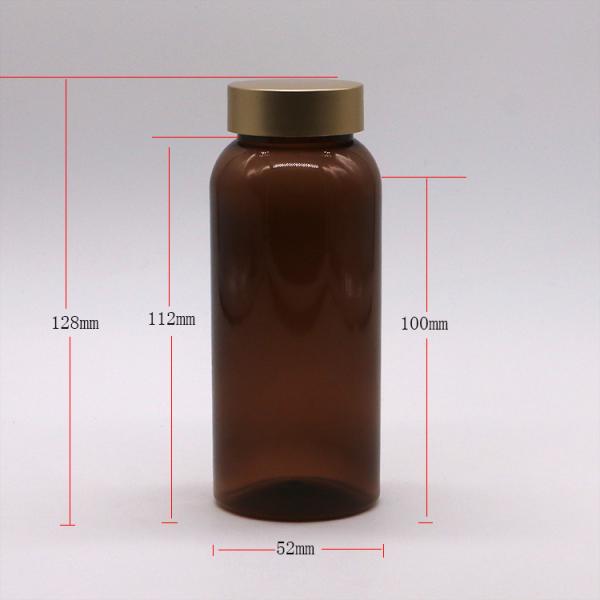 250 ml Bouteille en plastique PET écologique pour supplément de pilule