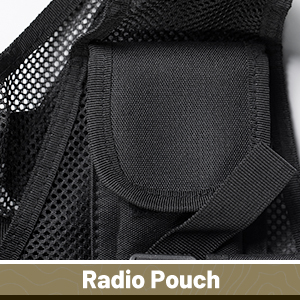 Sports Vest Equipment Security Vest Training Vest Adjustable Lightweight Vest for Law Enforcement Guard Hunting