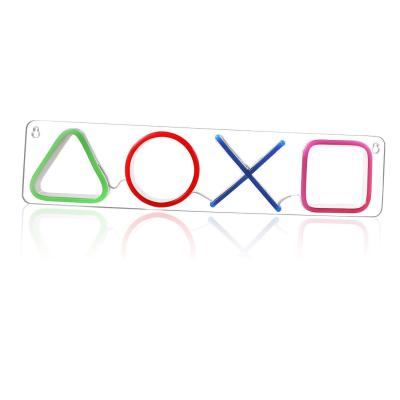 Upgrade Your Game Room with Colorful LED Neon Lights 42*12.5cm USB Powered Wall Decor