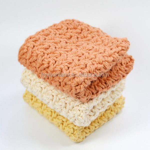 Y-F Dishcloths Kitchen Towels Crochet Cotton Dish Cloths Eco Wash Cloths