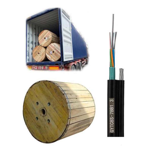 Outdoor Self-Supporting Armored Optical Cable Figure 8 FTTH Fiber Optic Cable Aerial 2/4/6/8/12/24/48/96 Core Drop Cables GYTC8S