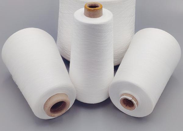 Air Knot Raw White Polyester Sewing Thread 50/2 50/3 No Knots Z Twist