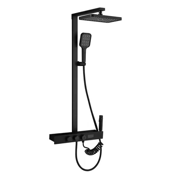 Высокое давление ручной монтируемый на стене душ полированный для ванной дождь