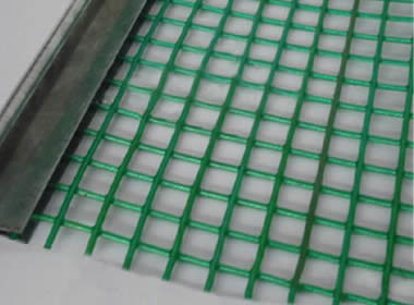 Square Pu Steel Core Polyurethane Screen Mesh For Wet Or High Humidity Screening