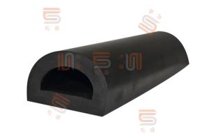 Anti Collision Semi Circular 200mm EPDM Rubber D Fender
