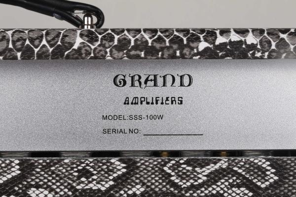 Custom SSS Steel String Singer Tone Deluxe Handwired Guitar Amp Head 100W with Imported Snake Tolex Vox Grill Cloth