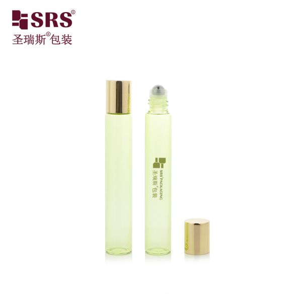 BLP-10ML Empty Transparent Glass Tube Eye Oil Roller Ball Bottle No Leakage Pocket Size
