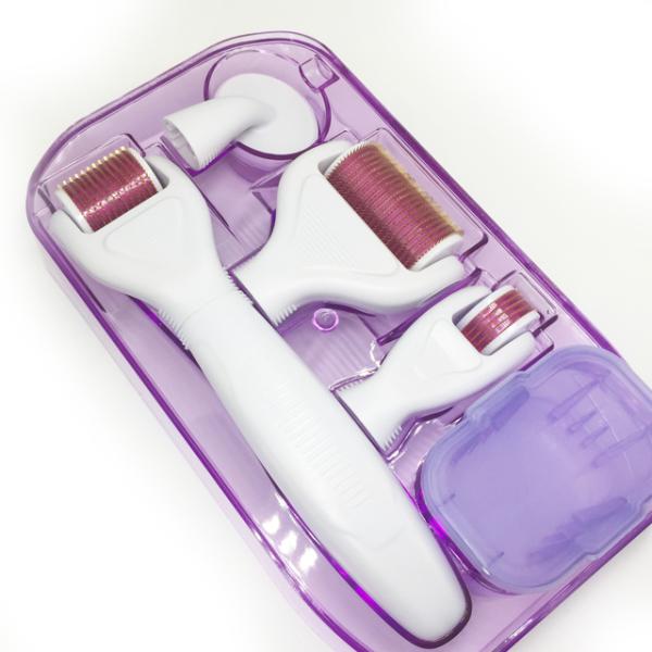 Derma Rolling System and Needle Material Stainless Steel / Titanium 6 In 1 Derma Roller