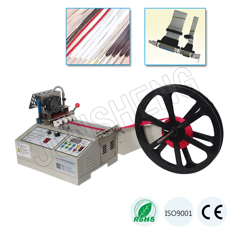 HR-100LR Good Quality High Speed  Automatic  Elastic Ribbon Webbing Hot Cutting Machine
