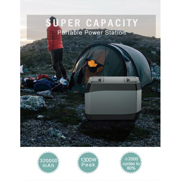 1000w хранение перезаряжаемые портативной батареи электростанции Lifepo4 солнечное для располагаться лагерем