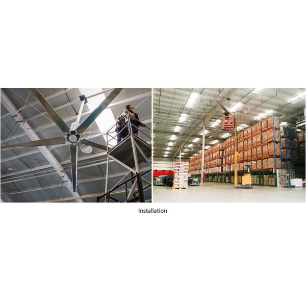 Крупные промышленные потолочные вентиляторы HVLS для заводских больших мастерских вентиляторов
