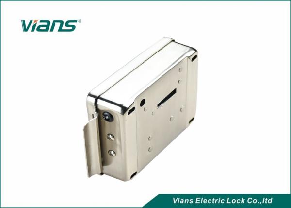 12V Stainless Electric Security Door Rim Lock / electric mechanical lock
