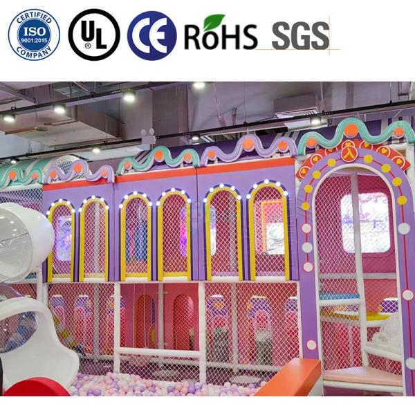 Customized Theme Castle Indoor Playground Soft Play Equipment Space Efficiency