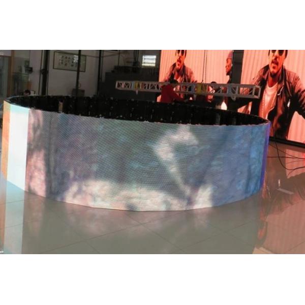 MBI5124 IC P3.91 Внутренний арендный изогнутый светодиодный дисплей, мобильный полноцветный экран